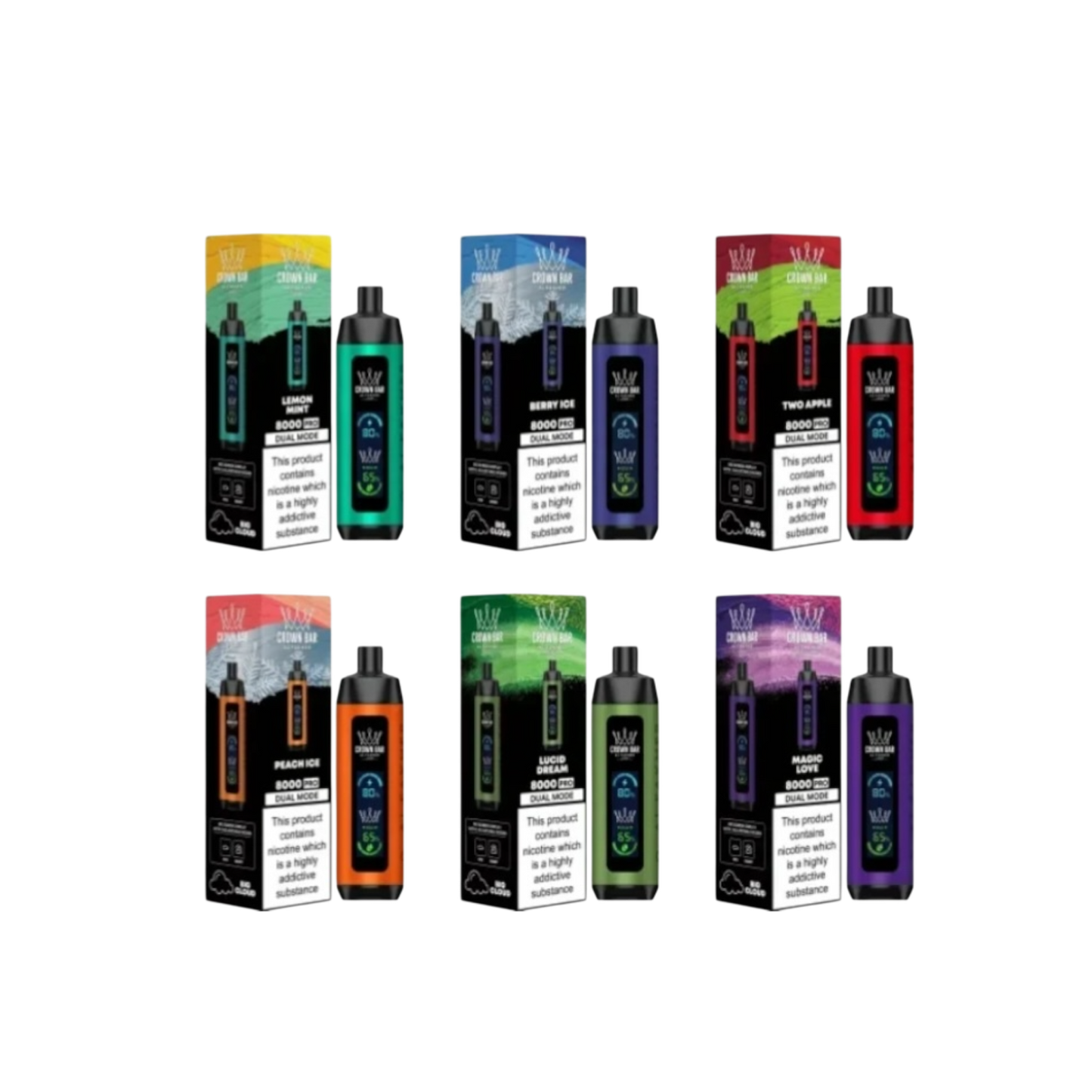 Crown Bar Al Fakher Disposable – Up to 60,000 Puffs