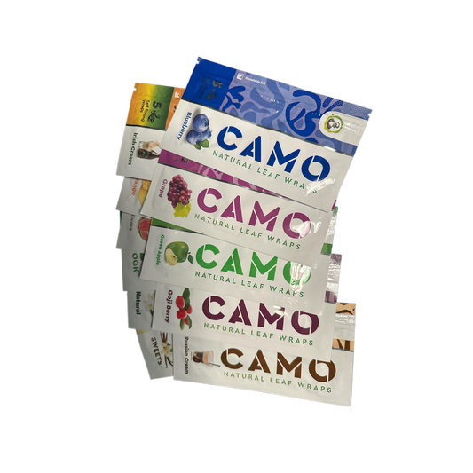 CAMO Natural Leaf Wraps – Self Rolling (5 Pack)