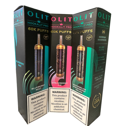 OLIT Hookalit Pro Disposable – Up to 60,000 Puffs